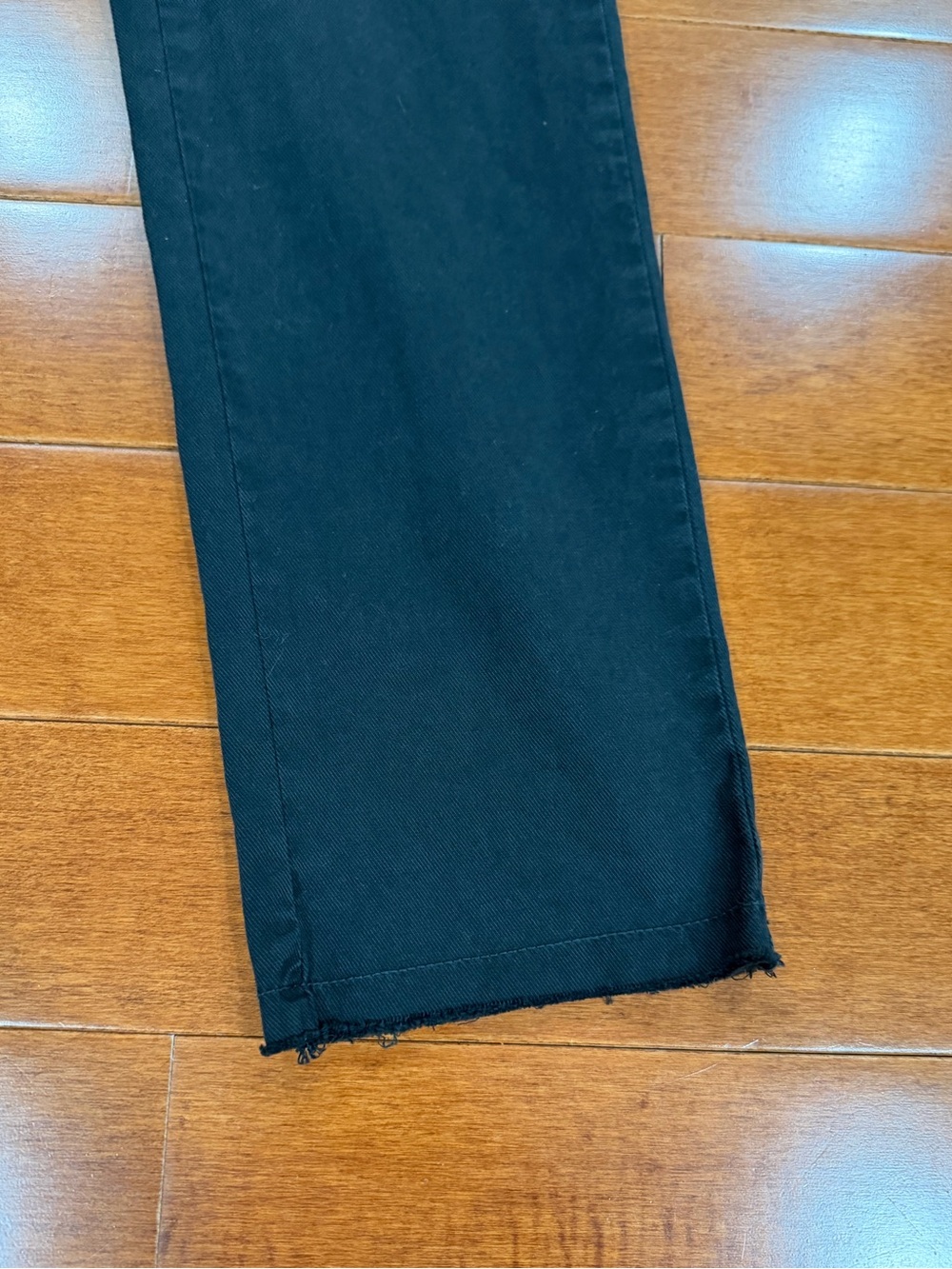 Nili Lotan Black Cotton & Elastane Ankle Crop East Hampton Pants Sz. 00 - Picture 4 of 6